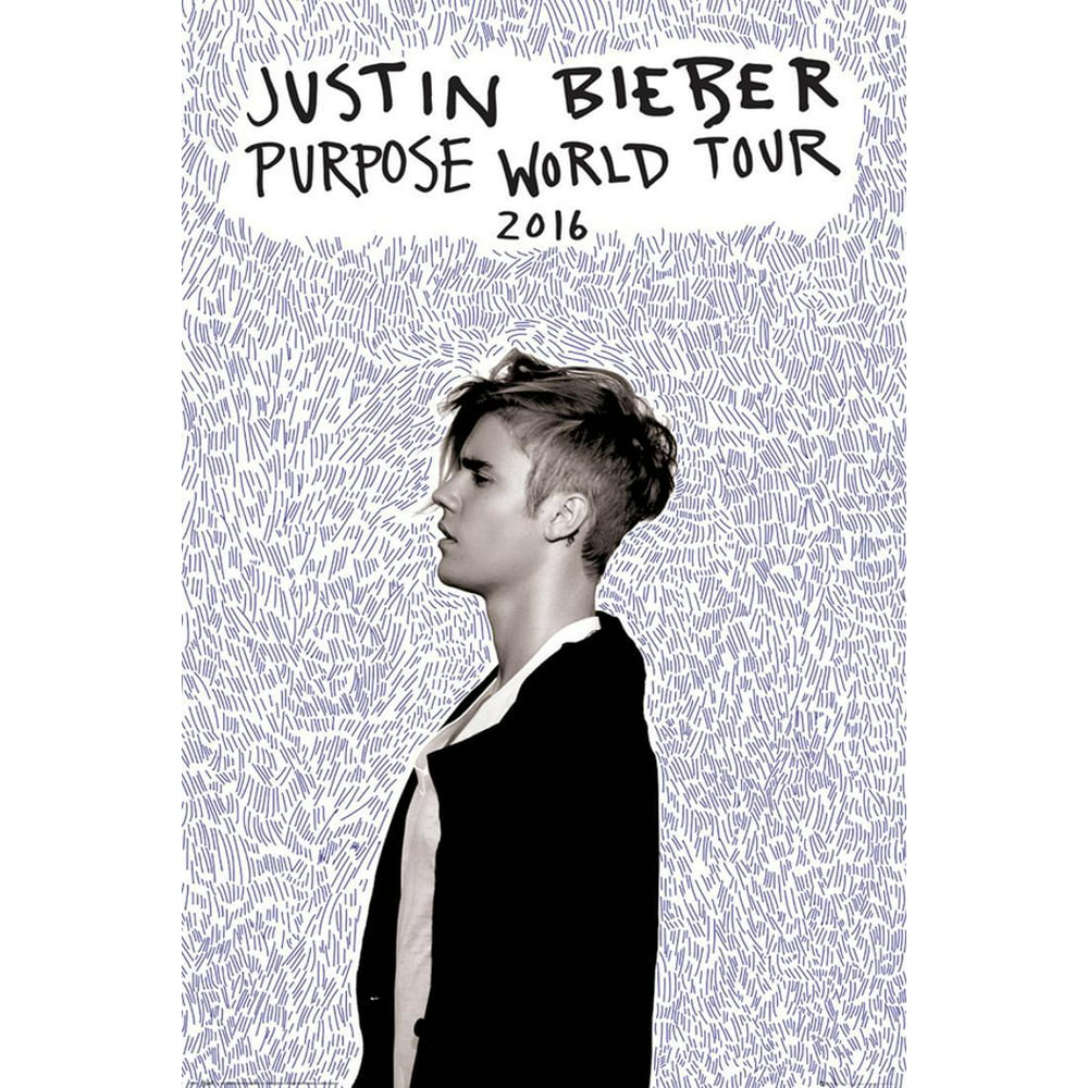 bieber purpose tour poster