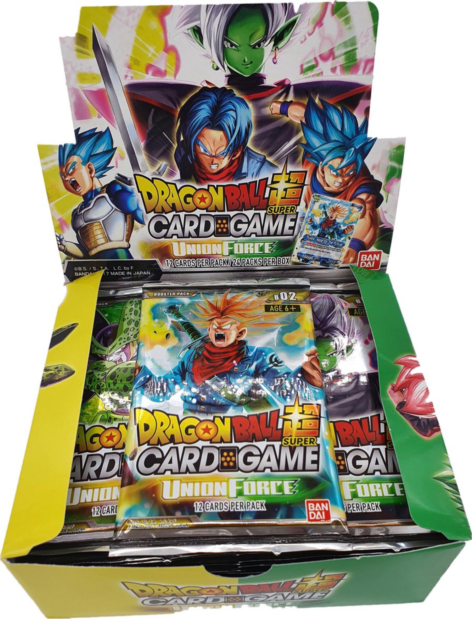 Dragon Ball Z Super Series 2 Union Force TCG Booster Box English - 24 packs