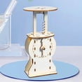 thumbnail image 2 of Visland 1 Set DIY Gravities Scale Model Kit Handmade Wooden Puzzle Platform Balance Building Crafts Kids STEM Educational Science Experiment Toy, 2 of 7
