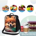 thumbnail image 4 of Lsque Colorful Leaf Chihuahua Lunch Bag Lunch Box for Women Men Reusable Insulated Lunch Tote Bag,Leakproof Thermal Cooler Sack Food Handbags Case High Capacity, 4 of 9