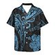thumbnail image 3 of Camisas de playa tribales polinesias para hombre, camisetas hawaianas casuales de manga corta con botones y estampado 3D, camisetas de gran tamaño para hombre, 3 of 5