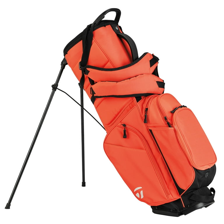 Taylormade Flextech Crossover Orange And Black Taylormade Golf Bag