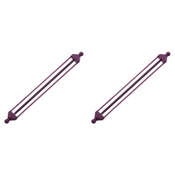 Raindrops 2pcs E Type Stitch Holder Crochet Knitting Needle Yarn Safety Mark Knitting Notions or Crochet (Size S)