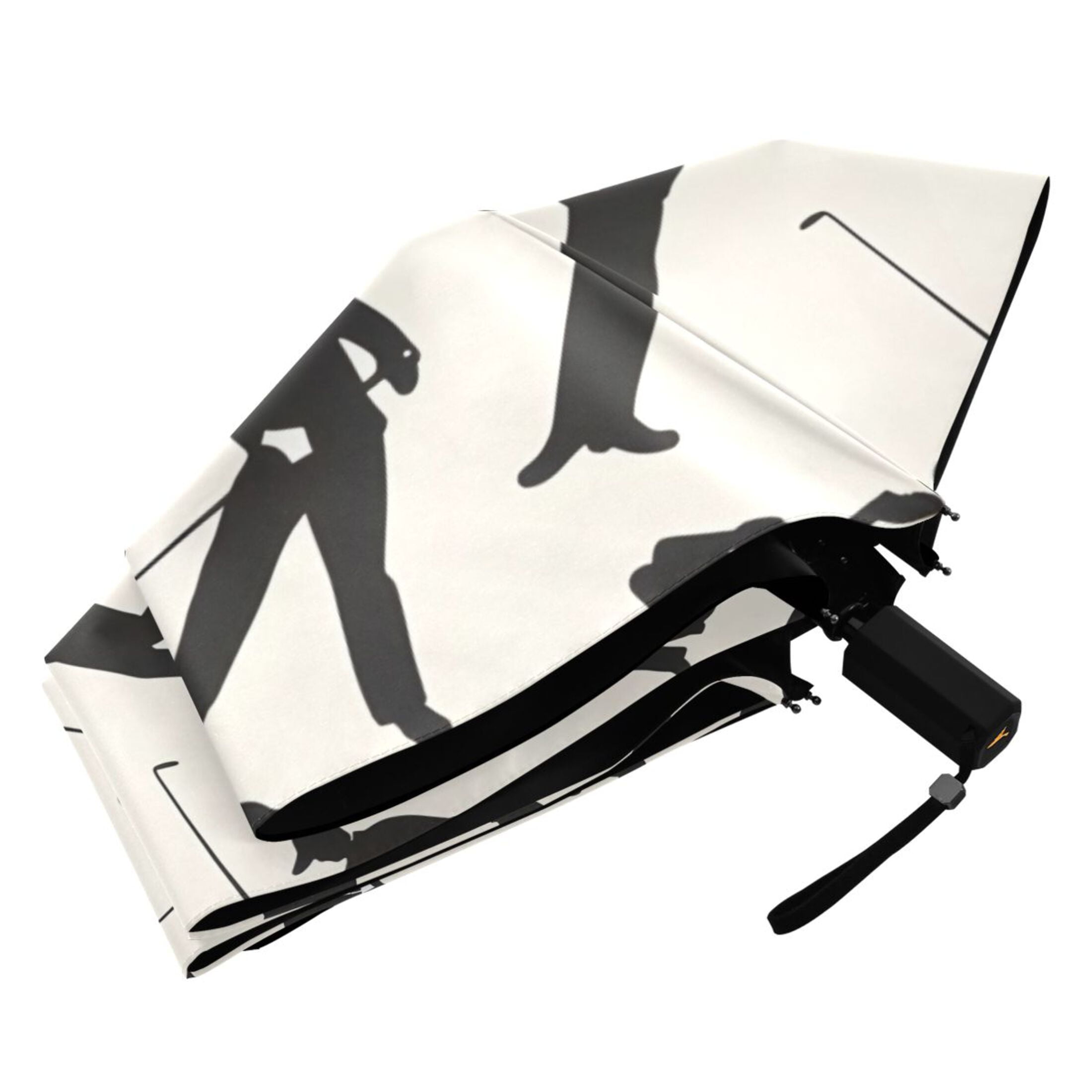 ALAZA Baseball and Player UPF 50+ Compact Folding Umbrella for Rain Travel Umbrella Packable