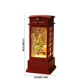 thumbnail image 3 of Eolstice Light Up Christmas Resin Figurine, LED Glowing Wind Lamp Decor, Festive Tabletop Ornament, Home Shelf Mantel Party Decoration, Holiday Gift, 3 of 7