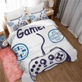 thumbnail image 1 of Printed Bed Bedding Set One Duvet Cover And Two Pillowcases Are Soft And Comfortable +x Cm Game Controller 135*200 Cm, 1 of 5