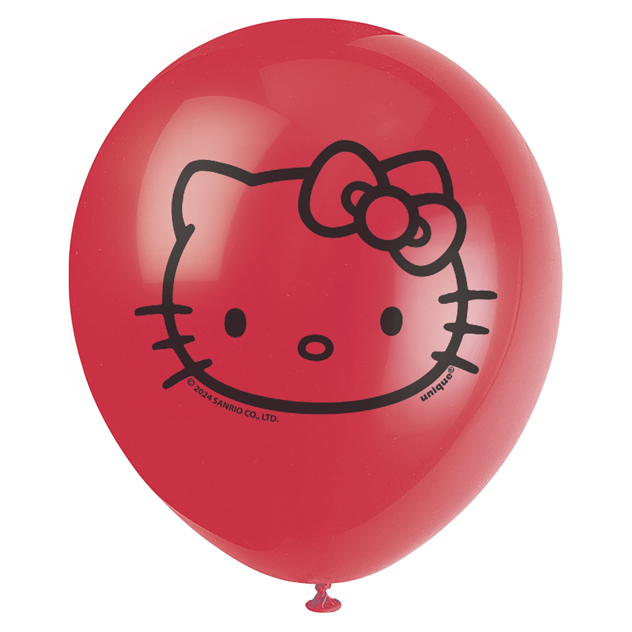 Hello Kitty & Friends Assorted Red, Yellow and Blue 12" Latex Balloons, 6ct