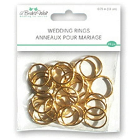 Wedding Rings, .75", 24pk