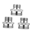 thumbnail image 1 of 3 Piezas Adaptador de Brazo de Ducha Conector de Bola Giratoria Accesorios de Fontanería Repuestos de Cobre Instalación Fácil Adecuado para Baño Familiar Reparación de Plomería Uso, 1 of 9