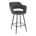 thumbnail image 4 of Margarite Contemporary Counter Stool by LumiSource, 4 of 7