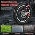 thumbnail image 5 of 49cc Kids Dirt Bike Gas-Powered, 25 MPH Off-Road Motorcycle for Children Ages 6-12, High-Speed 2-Stroke Engine with Dual Disc Brakes & Anti-Slip Tires, 220 LBS Load Capacity, Beginner-Friendly Design, 5 of 8