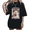 Black, variant on Absurd Cement Eating Cats Meme Print Tshirt Black S-5XL Bonkers Graphic Tees Shirts Tops