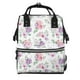 thumbnail image 1 of Fotbe Rose Flower B Mochila Maternidad - Lona de Sarga Impermeable, Mochila de Pañales de Gran Capacidad con Múltiples Bolsillos y Correas Ajustables, 1 of 6