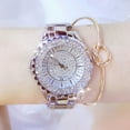 thumbnail image 5 of CNMODLE A02010 Femmes de Luxe Regarder Strass Cadran Acier Bracelet en Quartz Montre-Bracelet, 5 of 5