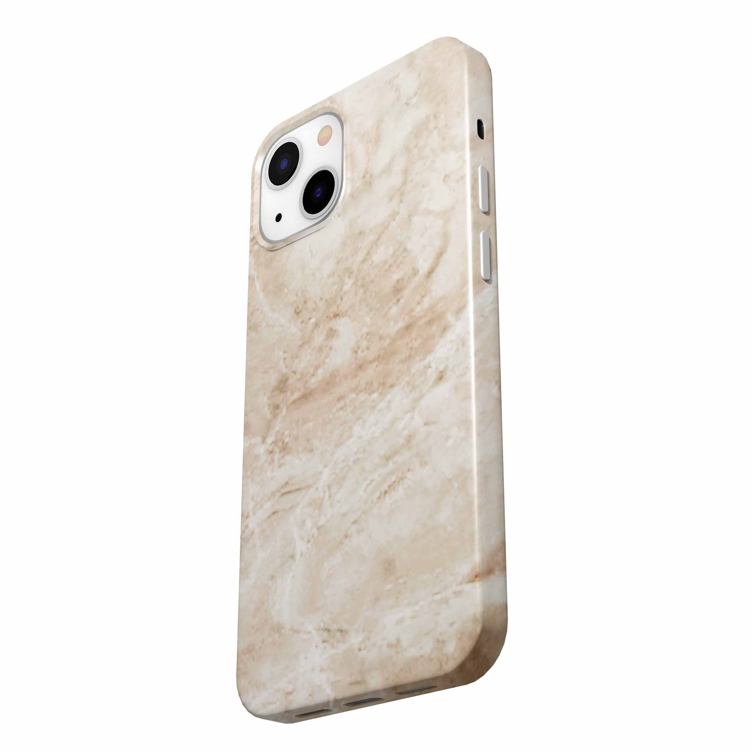 BLUE MARBLE TEXTURE Protective Phone Case for iPhone 14 13 