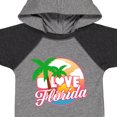 thumbnail image 4 of Inktastic I Love Florida with Ocean and Palm Trees Boys or Girls Baby Bodysuit, 4 of 5