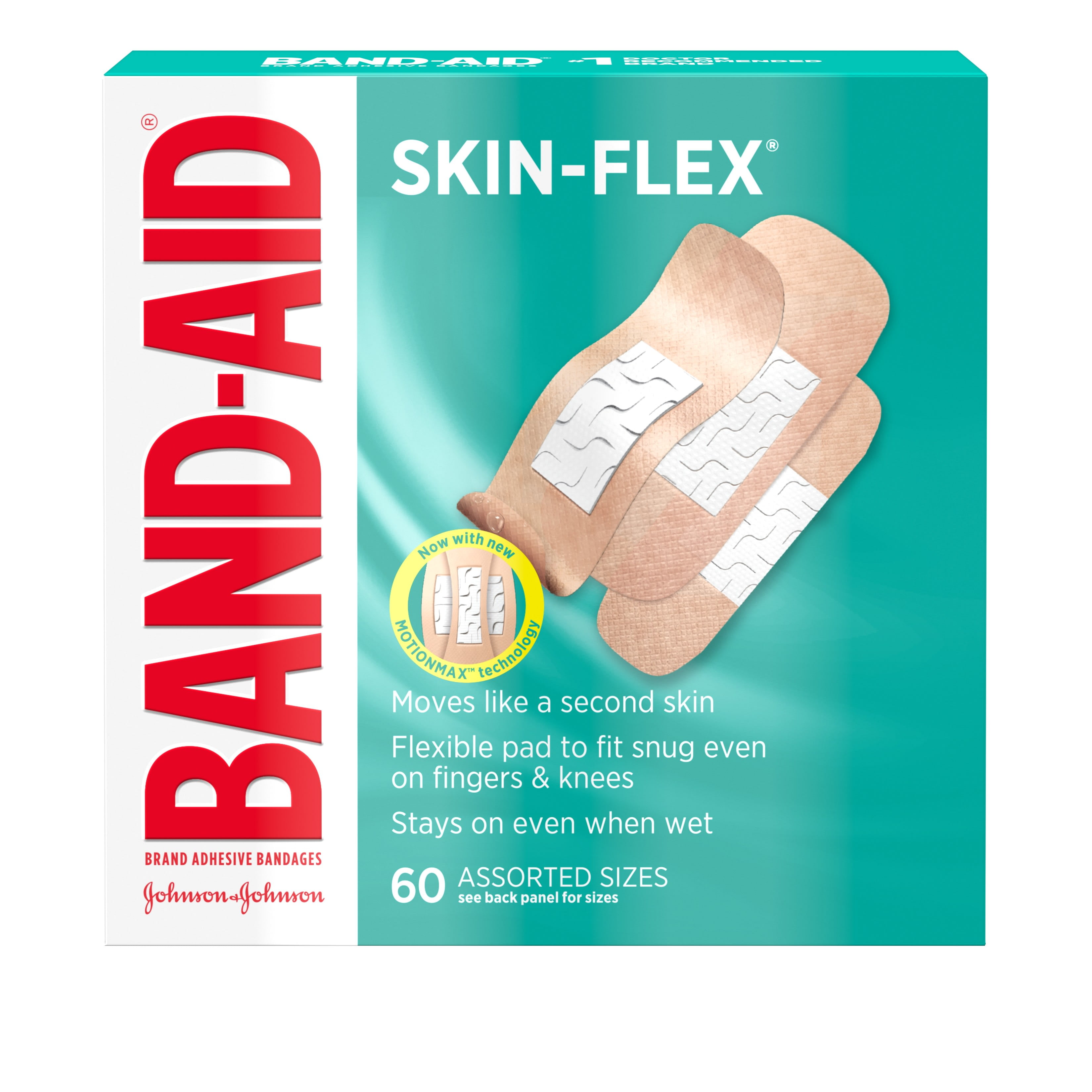 Band-Aid Brand FlexibleFabric Adhesive Bandages, Extra Large, 10 ct ...