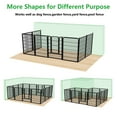 thumbnail image 6 of Txh001 Dog Playpen Outdoor, 12 Panels 40inch Metal Dog Fence with Doors for Dogs Pet Puppy Playpen Exercise Pen for RV, Camping, Yard, 6 of 7