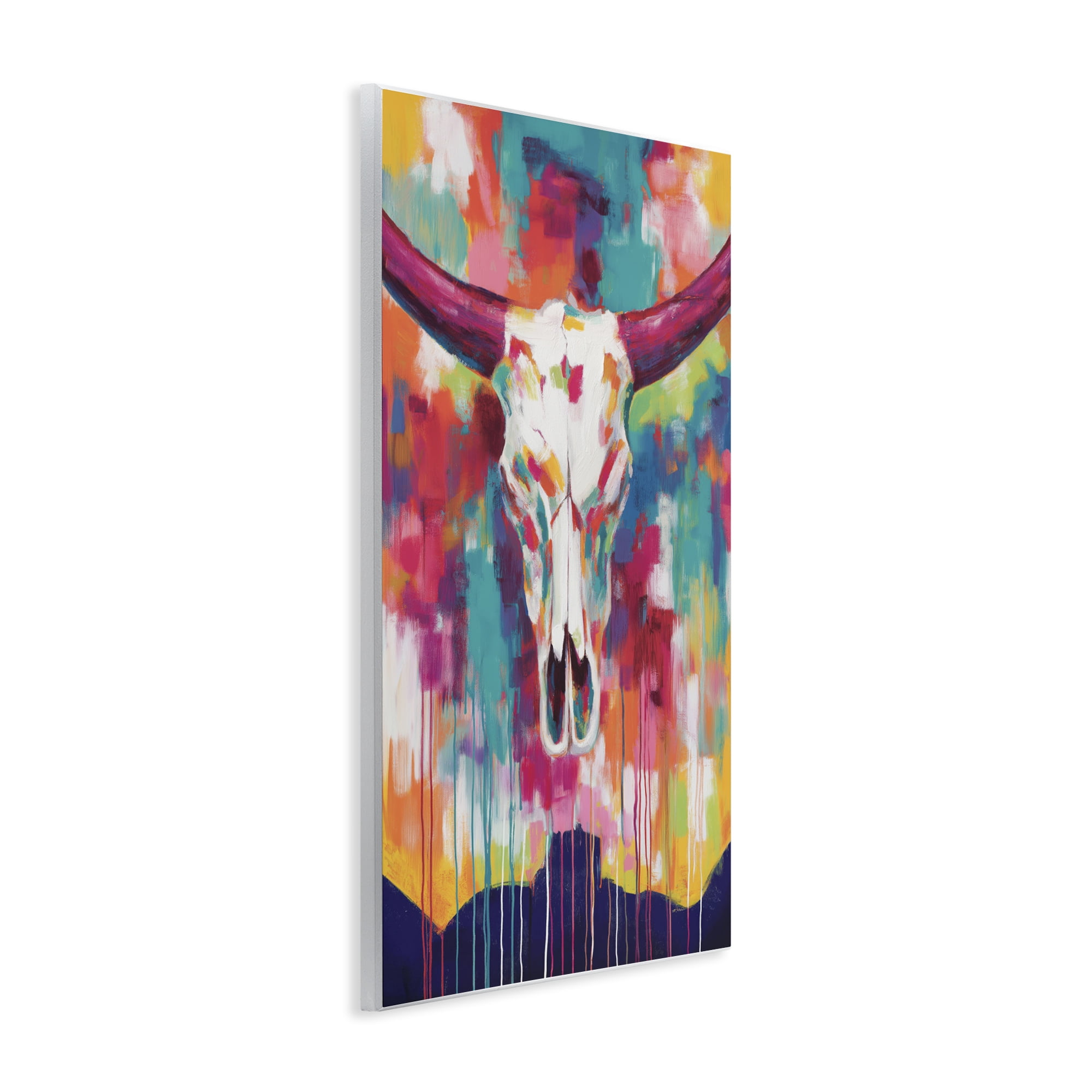 Stupell Industries Spirit Of The West Skull Wall Plaque Art, design by Chromatic Storm Studio