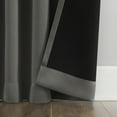 thumbnail image 6 of Sun Zero Aria 2-Pack Magnetic Closure Theater Grade 100% Blackout Back Tab Curtain Panel Pair, 52"X63", Gray, 6 of 10