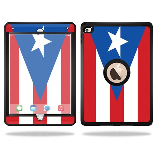Skin Decal Wrap Compatible With OtterBox Defender iPad Air 2 Sticker Design Puerto Rican Flag
