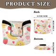 thumbnail image 2 of Haosy Dog Banana Strawberry Sun Golf Mallet Putter Cover Strong Magnetic Leather Golf Club Headcover Closure, 2 of 7