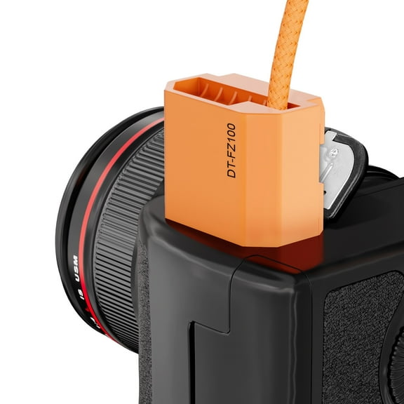 ZGCINE USB-C PD to FZ-100 Dummy Battery Cable, 60CM/1.97FT, Output Voltage: 8V/2A, Replacement for NP-FZ100 Battery forSony A1, A9, A9 II, A7R V, A7S III, A7 IV, A6600, A7C