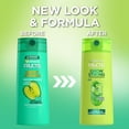 thumbnail image 5 of Garnier Fructis Grow Strong Nourishing Shampoo with Ceramide, Apple Extract,  All Hair Types 22 fl oz, 5 of 9