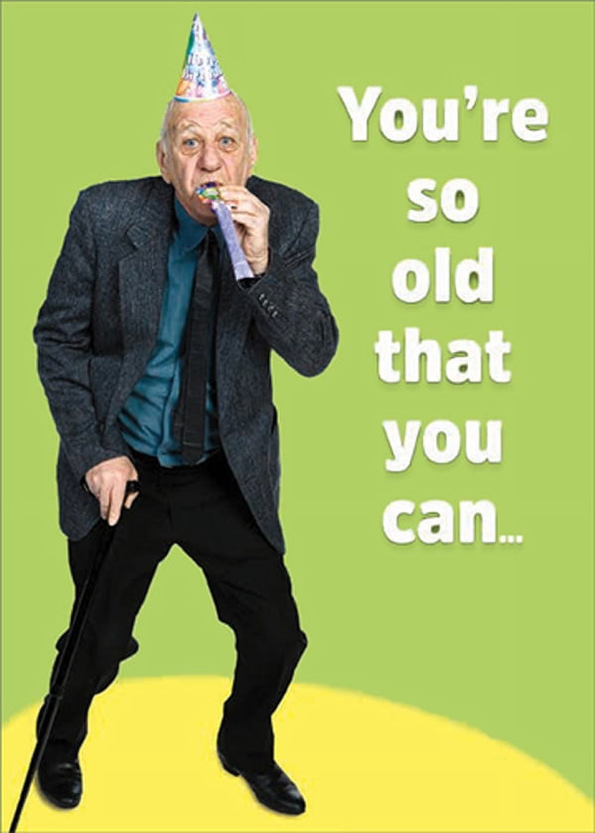 RSVP Meaning of Life in 13 Words Funny / Humorous Masculine Over the Hill  Birthday Card for Him : Man : Men - Walmart.com, image size:1200x1680