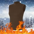 thumbnail image 3 of Sleeveless Thermal Shirts For Women Crew Neck Lined Thermal Tank Tops Vest Winter Tops Thermal Underwear Mens Long Underwear Set Thermal for Women Top Thermal Womens Shirts Long Sleeve Thermal, 3 of 5