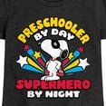 thumbnail image 3 of Peanuts - Preschooler By Day - Toddler And Youth Girls Short Sleeve Graphic T-Shirt, 3 of 6