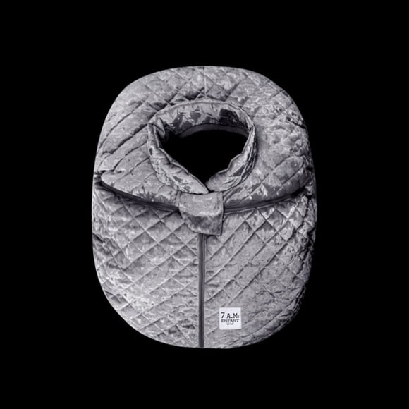 7AM - Cocoon - Car Seat - Grey Velvet - 0-12M