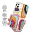 thumbnail image 2 of Color Flow Case Compatible with iPhone 12,Unique Art Design TPU Bumper Cover Case, 2 of 6