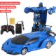 thumbnail image 4 of Kit de juguetes de coche Robot de deformación de 24 cmmodelo de vehículo para niñosjuguetes de acción (B azul) Ndcxsfigh Nuevos Originales, 4 of 8