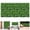 Green 8 pieces, variant on Ataucjin Artificial Green Wall Panel, Vertical Multi-Layer Design, Artificial Grass Wall, DIY Interlocking System, Indoor/Outdoor Garden Backdrop for Home, Office or Event Decor