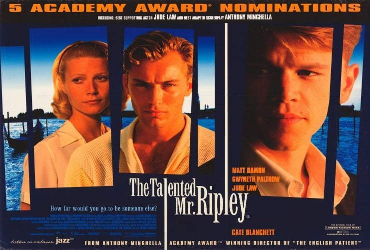 The Talented Mr. Ripley movie POSTER (Style A) (30" x 40") (1999)