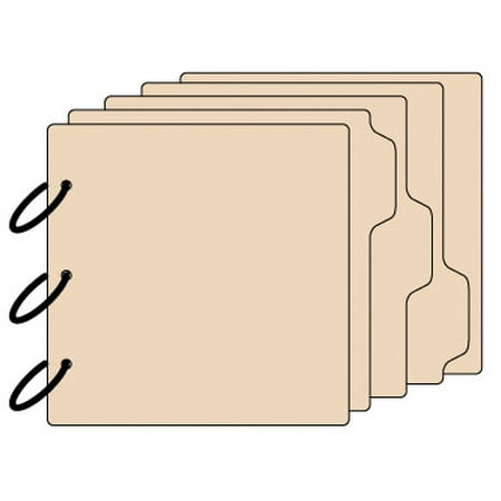 Tabbed Chipboard Album - Clear Scraps 3-Tab Chipboard Album 8