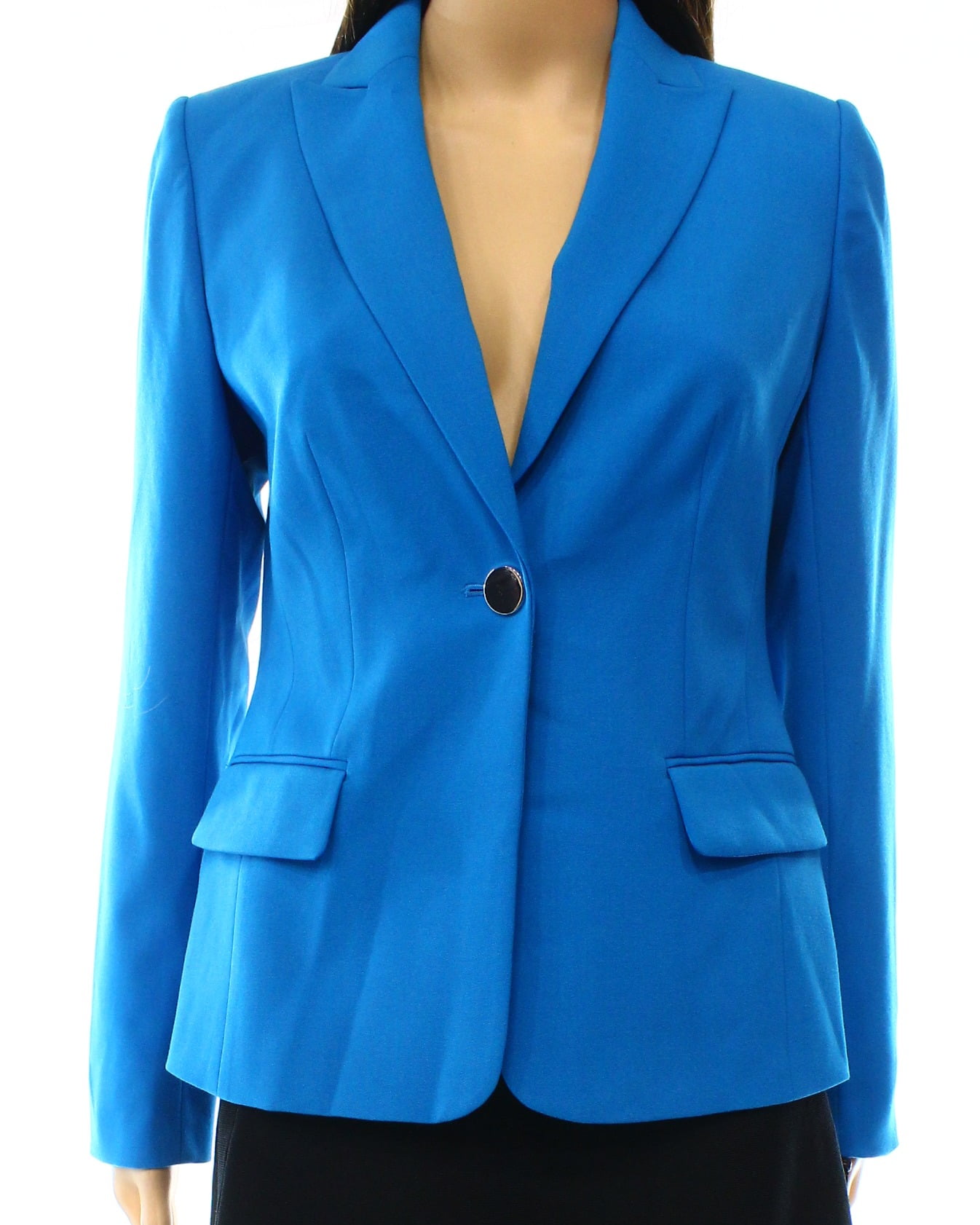 Calvin Klein Calvin Klein NEW Blue Women's Size 4P Petite OneButton