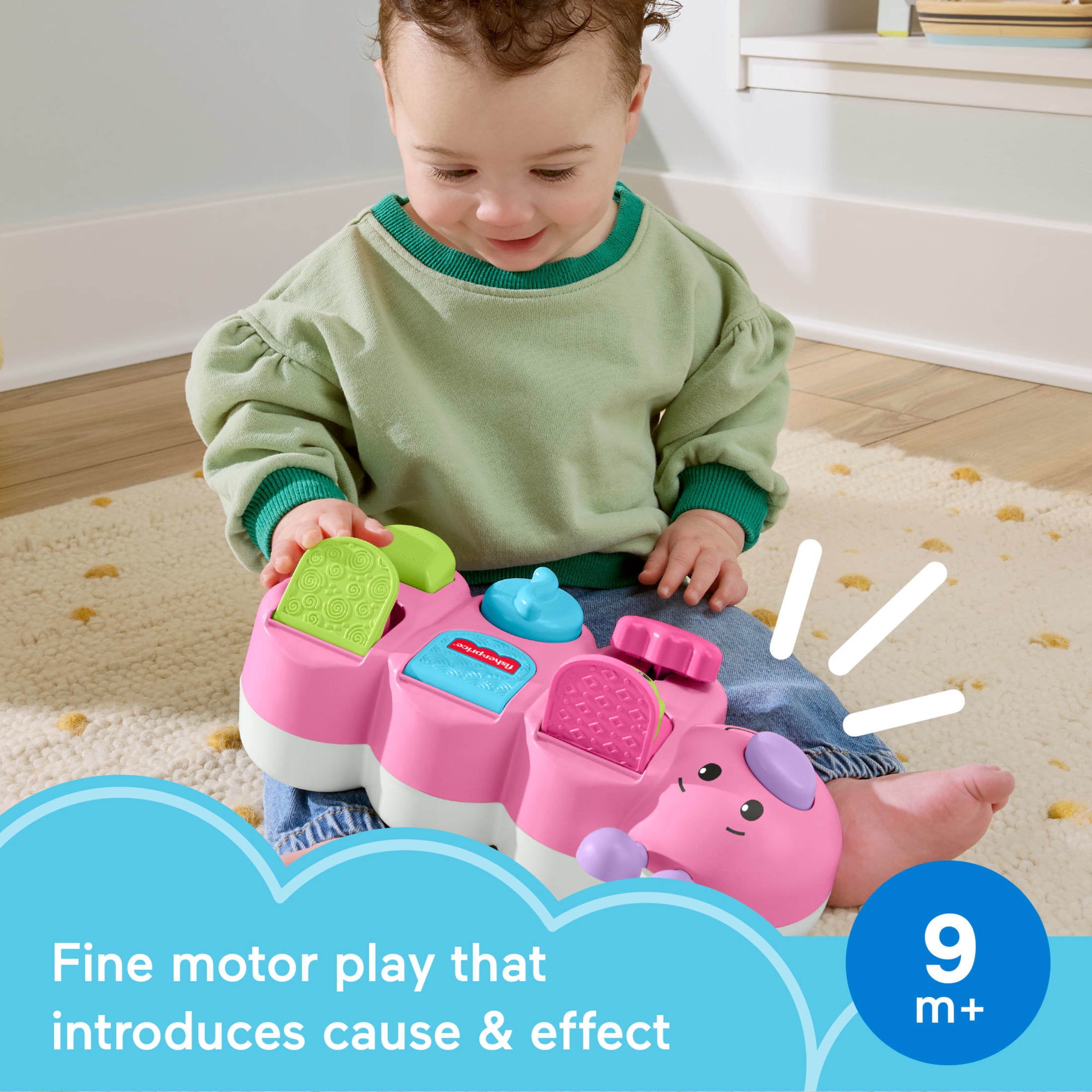 Fisher-Price Sit & Play Bundle, Baby Gift Set of 4 Developmental Activity Toys for Ages 6 Month & Up