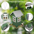 thumbnail image 5 of 4 Pcs Hanging Flower Hummingbird Feeder Outdoor Attracts Birds Weather-Resistant Easy Fill & Clean Garden Decor Gift for Nature Lovers, 5 of 5