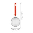 thumbnail image 2 of LEORX Stainless Steel Kitchen Tool Fine Mesh Strainer Multi 1Pcs for Straining Egg Liquid, 2 of 8