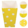 thumbnail image 1 of LIFKOME 24pcs Yellow Paper Popcorn Boxes for Parties Safe and Healthy Treat Containers with Cute Dot Pattern, 1 of 8