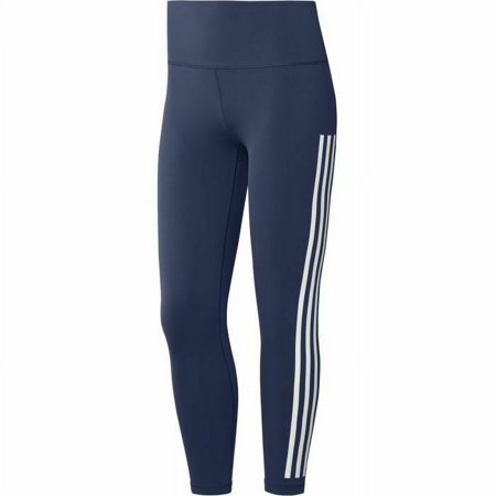 Adidas Women's Believe This 3 Stripe 7/8 Tights Size XSmall FR7605 Blue