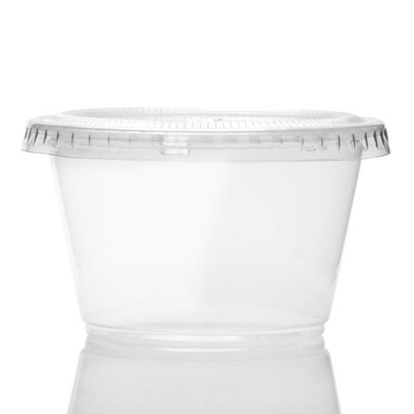 5.5oz Portion Cups with Lids 25 Pack