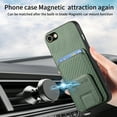 thumbnail image 6 of Allytechgroup iPhone SE 2022 2020 Case, Vintage PU Leather TPU Shockproof Slim Kickstand Anti-Drop Protective Wallet Phone Case Cover for Apple iPhone SE 2nd 3rd Gen /iPhone 7 8, Green, 6 of 8