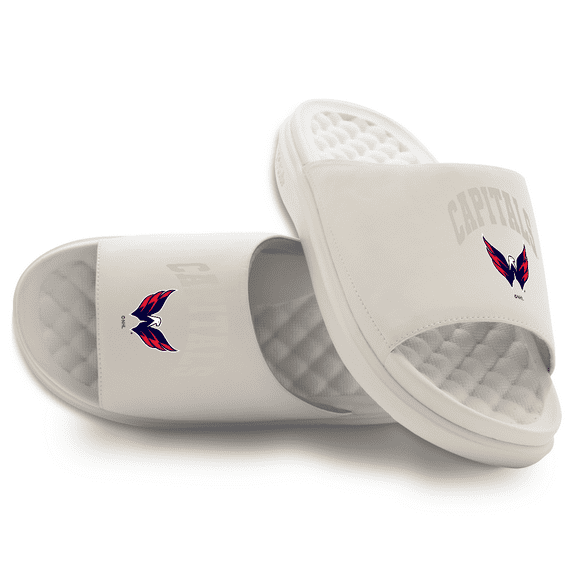 Unisex ISlide Cream Washington Capitals Tonal Pop Motive Slide Sandals