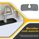 thumbnail image 4 of Splash Catcher portátil lavable a prueba de aceite Tipo de sonido envolvente Estera absorbente Baño interior Encimitop RV Almohadilla de secado Accesorios 38x13cm seitruly HA011835-01, 4 of 7
