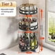 thumbnail image 4 of 360-Degree Rotating Seasoning Rack Non-Slip Carbon Steel Storage Tray for Storage Tank Seasoning Kitchen Parts A, 4 of 5