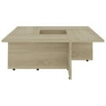thumbnail image 3 of vidaXL Coffee Table Sonoma Oak 31.3"x31.3"x11.8" Chipboard, 3 of 3