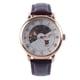 thumbnail image 5 of Reloj de cuero de moda para hombre, reloj mecánico de diseño hueco informal a la moda para negocios, 5 of 5